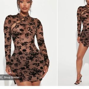 Raelvnn Mesh Mini Dress